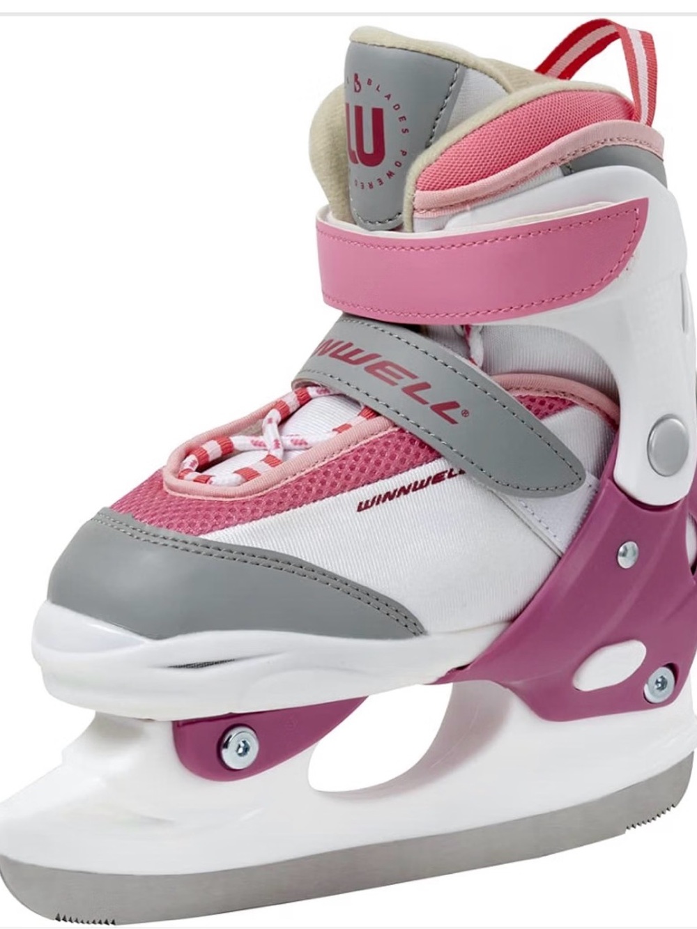 Winnwell Girls Adjustable Ice Skates Size 8–11
